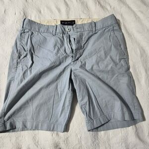 Abercrombie & Fitch Men's Sky Blue Flat Front Shorts